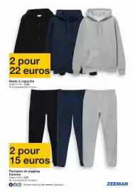 Catalogue Zeeman page 24: ZEEMAN Pantalon de jogging homme €15,00, Veste à capuche €22,00