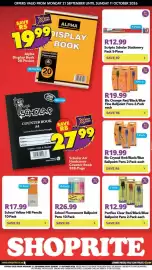 Shoprite catalogue Page 2: Bic Orange Red/Black/Blue Fine Ballpoint Pens €19,99, School Fluorescent Ballpoint Pens €26,99