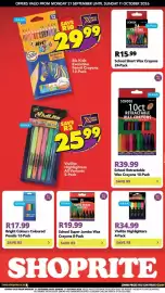 Shoprite catalogue Page 3: School Short Wax Crayons €15,99, School Super Jumbo Wax Crayons €19,99