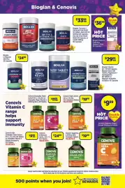Star Discount Chemist catalogue Page 3: Bioglan L-Theanine 450 Max €24,99, Cenovis Echinacea, Garlic, Zinc + C €24,99
