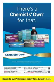 Star Discount Chemist catalogue Page 9: There's a Chemists' Own for that. Chemists Own PHARMACY MEDICINE PANIMACY MEDIC