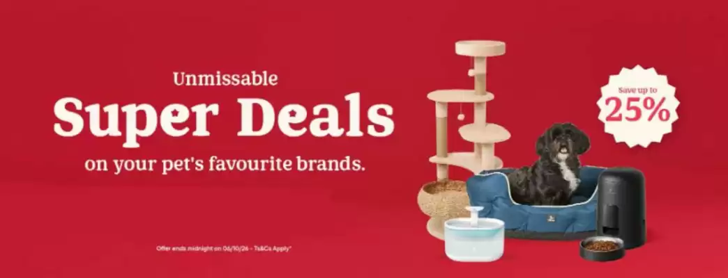 Pets at Home (valid until 8-10)