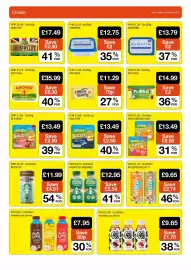 Booker Wholesale brochure Page 8: Nescafe light €9,65, Dairisea lunchers €13,49