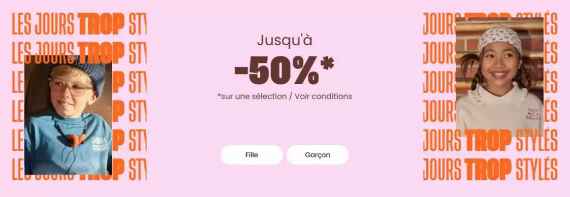 Tape à l'oeil (valable jusqu'au 30-09)