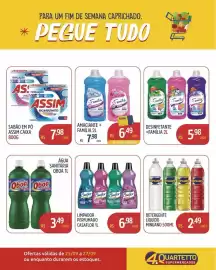 Catálogo Quartetto Supermercados Página 11: Desinfetante +família €5,98, Amaciantes + familia €6,49