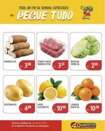 Catálogo Quartetto Supermercados Página 4: Repolho verde kg €2,98, Tomate cereja €3,59