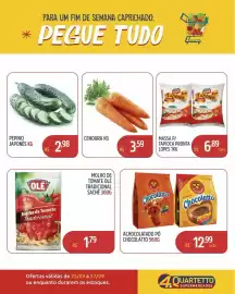 Catálogo Quartetto Supermercados Página 5: Massa p/ tapioca pronta lopes €6,89, Achocolatado pó chocolatto €12,99