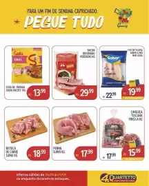 Catálogo Quartetto Supermercados Página 7: File de Tilapia €19,99, Bacon defumado €29,99