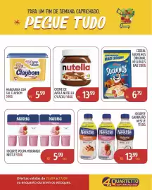 Catálogo Quartetto Supermercados Página 8: Iogurte garrafão nestlé €13,99, Cereal sucrilhos original kellogg's €6,79