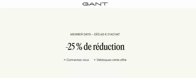 Catalogue Gant page 1