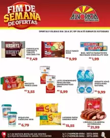 Catálogo Alvorada Supermercados Página 2: Linguiça calabresa €21,99, Iogurte vovó anizia natural €9,99
