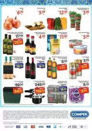 Folheto Comper Página 2: Jogo copo durax €18,90, Molho Shoyo Sakura Tradicional €4,89