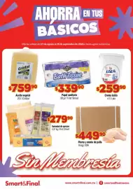 Catálogo Smart & Final semana 39 Página 10: Pierna y muslo de pollo €449,90, Lala crema original €259,90