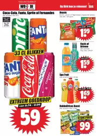 Dirk folder week 40 Pagina 15: Dubbel Friss Boost Alle varianten. Pak 1.5 liter. €0,99