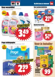 Dirk folder week 40 Pagina 19: Reus wasmiddel €3,49, Vanish Oxi Action Pink of white. Pot 900 gram. OP=OP €5,99