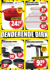 Dirk folder week 40 Pagina 28: Alpina glazen waterkoker €9,99, Alpina braadpan €24,99