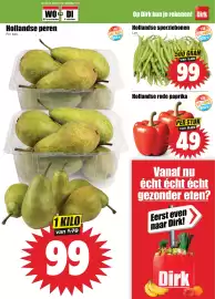 Dirk folder week 40 Pagina 3: Hollandse rode paprika €0,49, Hollandse sperziebonen €0,99