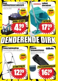 Dirk folder week 40 Pagina 30: Gillette lichaamstrimmer €16,99, Stalen huishoudtrap €12,99