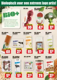 Dirk folder week 40 Pagina 4: BIO+ volkoren spaghetti €0,48, BIO+ magere yoghurt €1,39