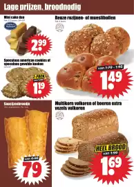 Dirk folder week 40 Pagina 8: Reuze rozijnen- of mueslibollen €1,49