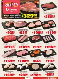 Folleto Soriana Híper Página 4: Rancho Don Francisco Milanesa de res pulpa bola Selecta €239,00