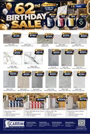 K Carrim catalogue Page 16: 600x1200 COMBO €2.369,00, Calce Grey Matt Porc €349,00