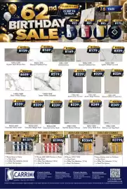 K Carrim catalogue Page 16: 600x1200 COMBO €2.369,00, Calce Grey Matt Porc €349,00