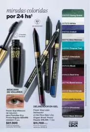 Catálogo Avon Página 40: Avon - delineador en gel power stay lápiz €11.700,00