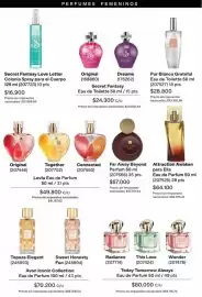 Catálogo Avon Página 88: Fantasy - secret original (158860) / dreams (176262) €24.300,00