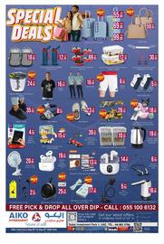 AIKO HYPERMARKET catalogue Page 8: SPECIAL DEALS! HOT price Dubai Power Pp Trolley 55.00 69.00 99.000 18.99 Backpack Bag HOT