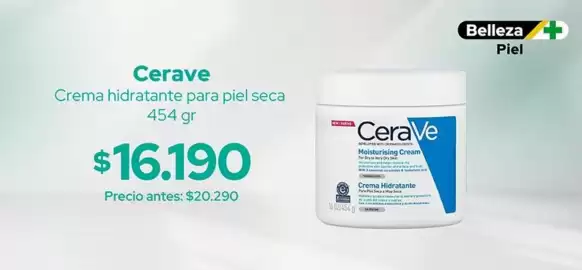 Catálogo Cruz Verde Página 2: Cerave - cerave crema hidratante para piel seca €16.190,00
