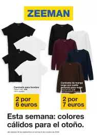 Catálogo Zeeman Página 1: ZEEMAN ZEEMAN ZEEMAN ZEEMAN ZEEMAN ZEEMAN ZEEMAN ZEEMAN ZEEMAN Camiseta para hombre Tallas S-XXL