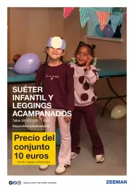 Catálogo Zeeman Página 11: Suéter infantil y leggings acampanados €10,00