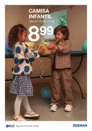 Catálogo Zeeman Página 7: CAMISA INFANTIL Tallas 92-122/128/1,5-8Y 899 JO Síguenos en las redes sociales ZEEMAN