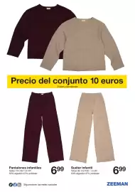 Catálogo Zeeman Página 9: Pantalones infantiles €6,99, Suéter infantil €6,99