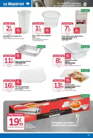Catalogue Promocash page 17: Pots à sauce PP transparent €1,35, PROMOCASH Barquettes traiteur €8,89