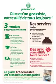 Catalogue Promocash page 3: ALLI promocash Plus qu'un grossiste, votre allié de tous les jours! 3 modes Nos services dédiés