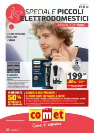 Volantino Comet Pagina 1: Philips Rasoio Wet&Dry X9002/10 €99,99