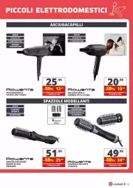 Volantino Comet Pagina 11: Rowenta spazzola rotante €24,99, Rowenta asciugacapelli express style cv1801 €10,49