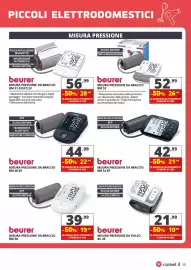 Volantino Comet Pagina 13: Beurer misura pressione da polso bc 28 €10,99, Beurer misura pressione da braccio bm 54 bt €21,49