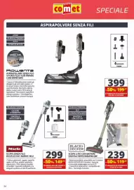 Volantino Comet Pagina 24: Scopa litio con motore digitale Black+Decker €119,50