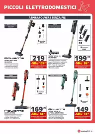 Volantino Comet Pagina 25: Rowenta Scopa RH1872 €84,99, Rowenta Scopa senza fili X-FORCE 8.80 RH1833 €74,50