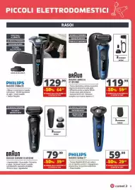 Volantino Comet Pagina 3: Braun Rasoio Series 6 €59,95, Philips Rasoio S7886/35 €64,99