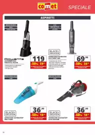 Volantino Comet Pagina 30: Black+Decker Aspiratore Dustbuster €34,95, Rowenta aspirabriciole portatile AC9736 €59,50