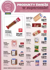 Makro gazetka tydzień 40 Strona 3: Parówki drobiowe do hot-dogów Indykpol €12,99, Szynka zawędzana Sokołów €26,99