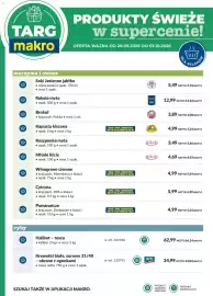Makro gazetka tydzień 40 Strona 6: TARG makro PRODUKTY ŚWIEŻE w supercenie! W OFERTA WAŻNA OD 28.09.2026 DO 03.10.2026