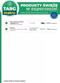 Makro gazetka tydzień 40 Strona 8: TARG makro PRODUKTY ŚWIEŻE w supercenie! OFERTA WAŻNA OD 28.09.2026 DO 03.10.2026 Jaja z