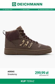 Deichmann gazetka tydzień 39 Strona 8: Sneakersy Adidas €299,99