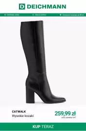 Deichmann gazetka tydzień 39 Strona 7: Wysokie kozaki Catwalk €259,99