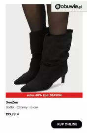Eobuwie gazetka Strona 4: Botki czarne 6 cm DeeZee €199,99